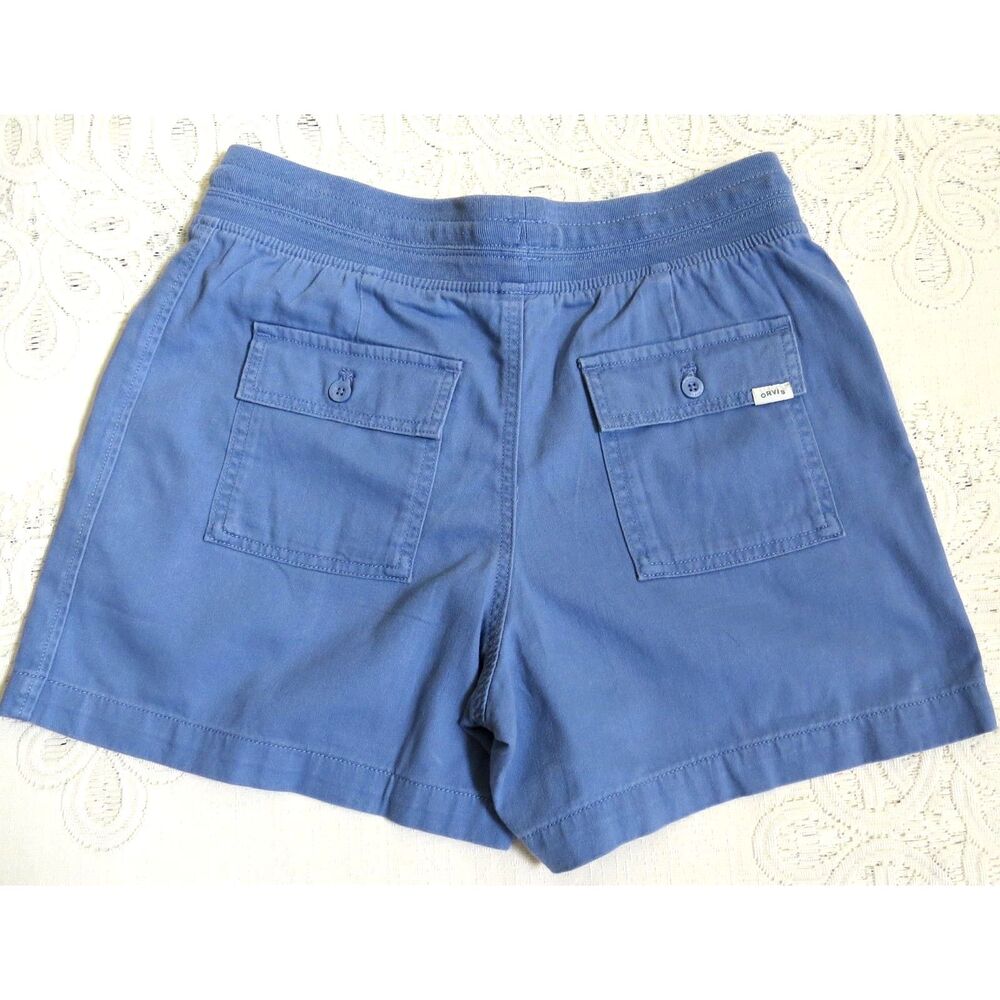 Orvis Women's Relaxed Drawstring Shorts Sky Blue Small  EUC - Picture 2 of 11